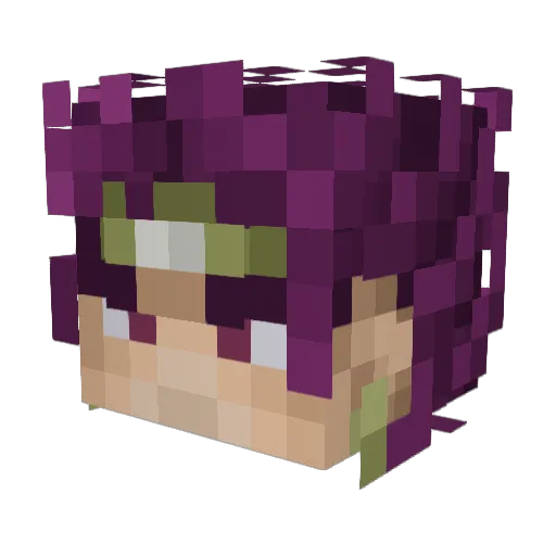 BillyBobJr_ Minecraft avatar head, 3D render
