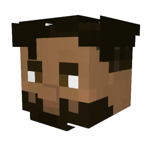 BillyBoi04 Minecraft avatar head, 3D render