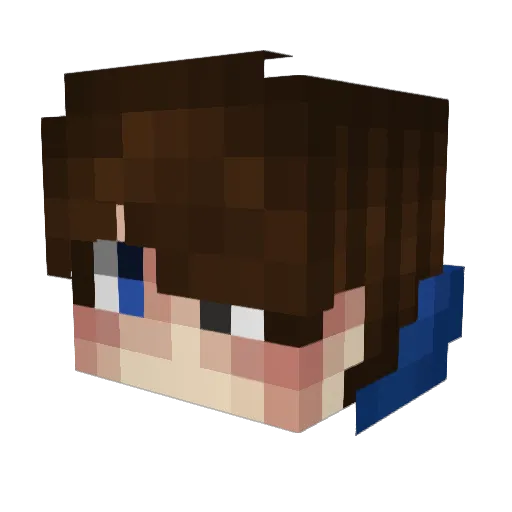 BillyBoy902 Minecraft avatar head, 3D render