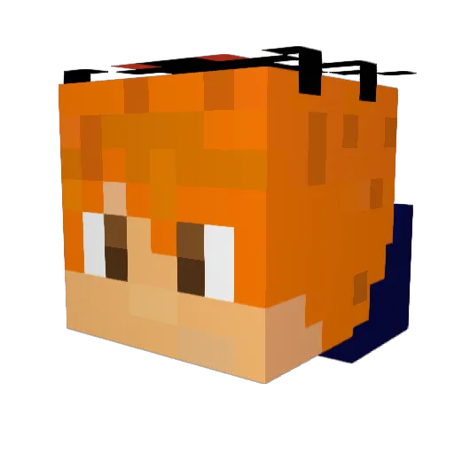 BillyCohan Minecraft avatar head, 3D render