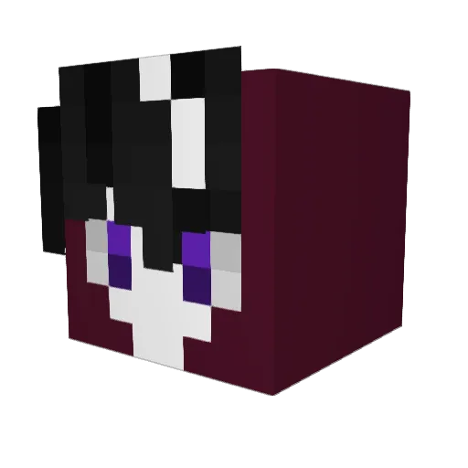 BillyGenie Minecraft avatar head, 3D render