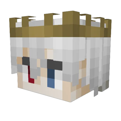 BillyGoat41 Minecraft avatar head, 3D render