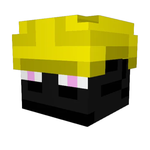 BillyOnFire123 Minecraft avatar head, 3D render