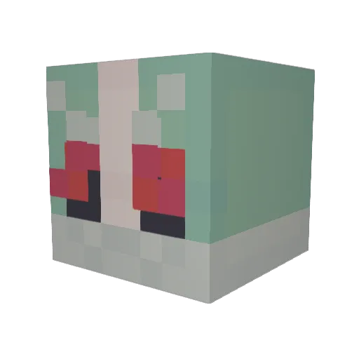 BillyPumpkin Minecraft avatar head, 3D render