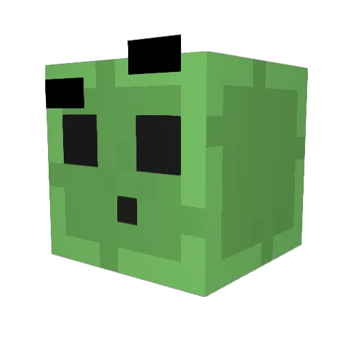 BillyUK Minecraft avatar head, 3D render
