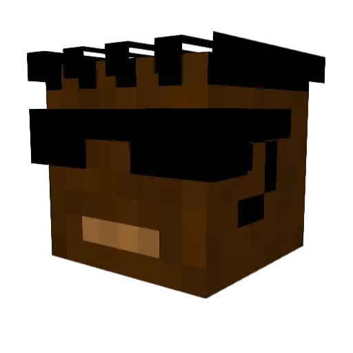 BillyVZ Minecraft avatar head, 3D render