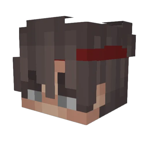 Billy_3139 Minecraft avatar head, 3D render