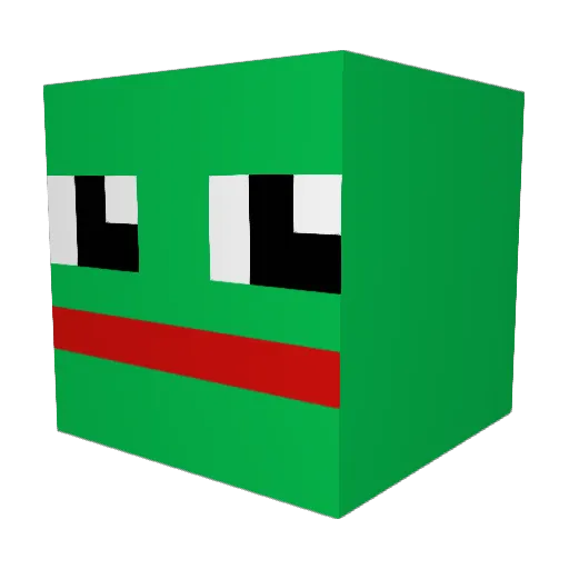 Billy_BigBoy Minecraft avatar head, 3D render