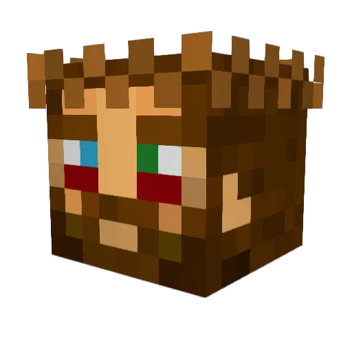 Billy_Billson Minecraft avatar head, 3D render