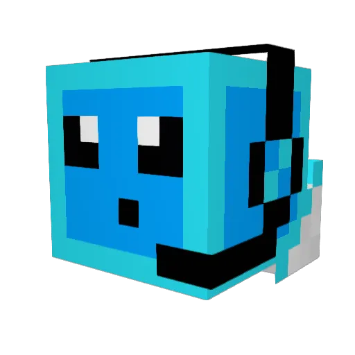 Billy_Crafter Minecraft avatar head, 3D render
