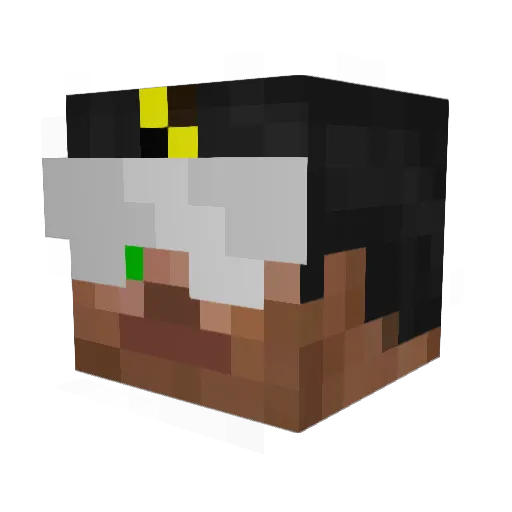 Billy_Persuasive Minecraft avatar head, 3D render