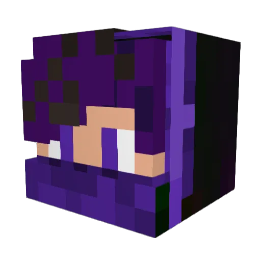 Billy_jm9 Minecraft avatar head, 3D render