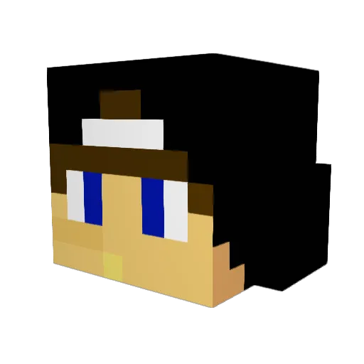 Billyboy144 Minecraft avatar head, 3D render