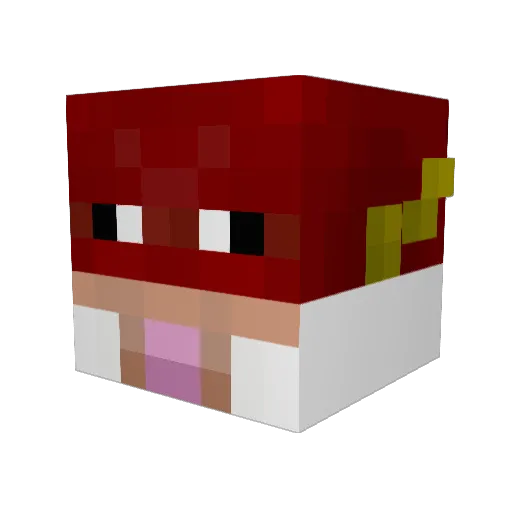 Billyjo13 Minecraft avatar head, 3D render