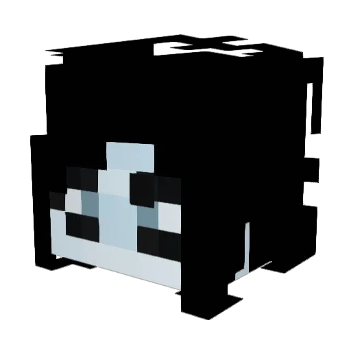 Billysaurus_ Minecraft avatar head, 3D render