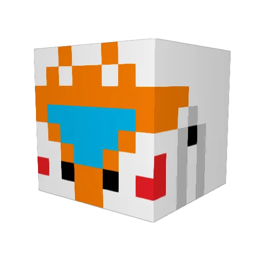 Billywebb123 Minecraft avatar head, 3D render