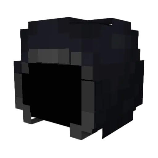Bilmore Minecraft avatar head, 3D render