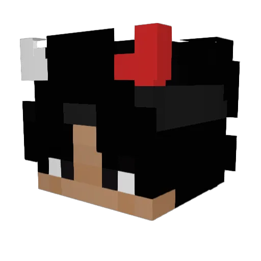 Bilosek13 Minecraft avatar head, 3D render