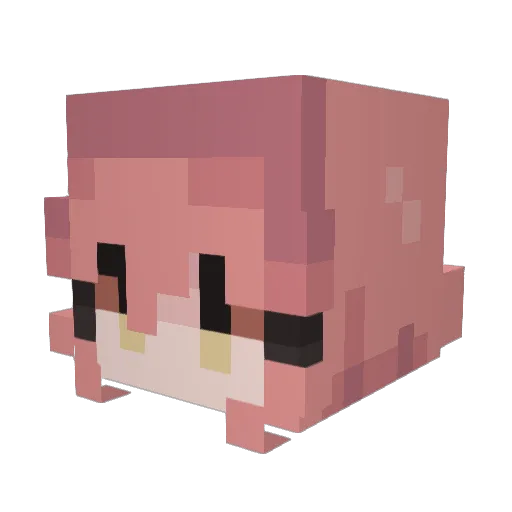 Bilphrey Minecraft avatar head, 3D render