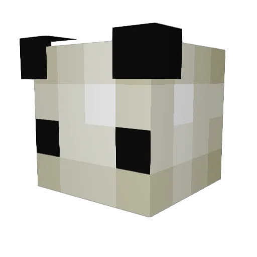 BimPremium Minecraft avatar head, 3D render