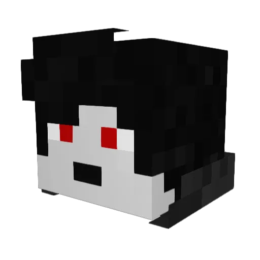 Bim_Bam_BooM Minecraft avatar head, 3D render