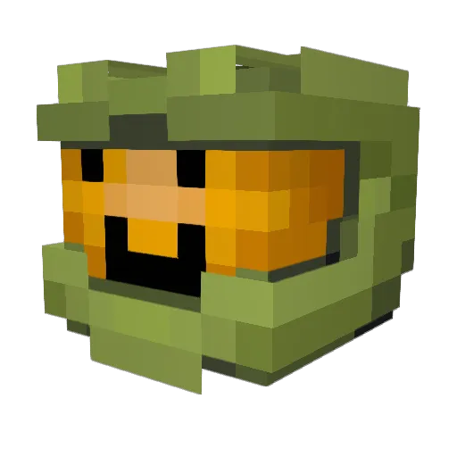 Bimmelberger Minecraft avatar head, 3D render