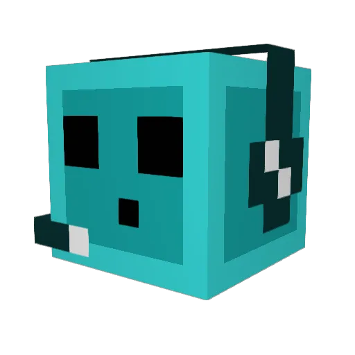Bimo676 Minecraft avatar head, 3D render
