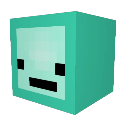 Bimo_Bimo Minecraft avatar head, 3D render