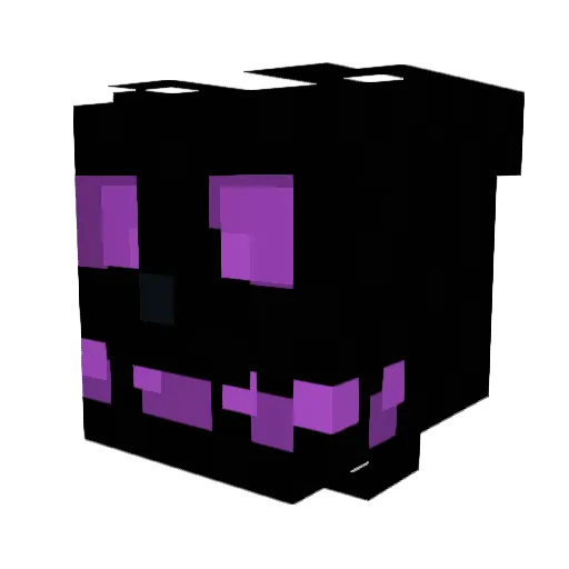BimseBent Minecraft avatar head, 3D render