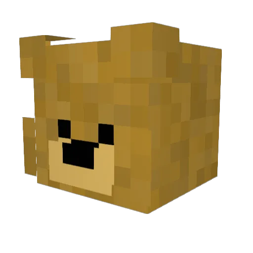 BinHegel Minecraft avatar head, 3D render