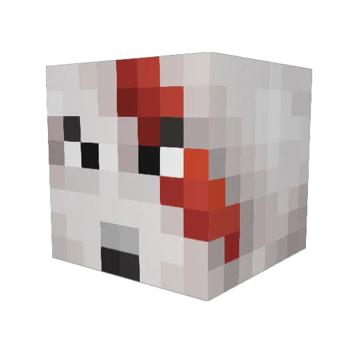 BinWizards Minecraft avatar head, 3D render