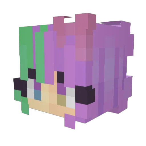 BinaryIsland716 Minecraft avatar head, 3D render