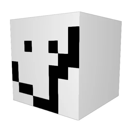 BincentLin Minecraft avatar head, 3D render