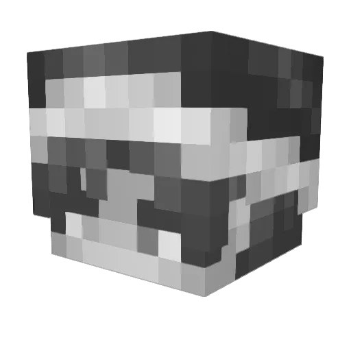 BingBetletsky Minecraft avatar head, 3D render