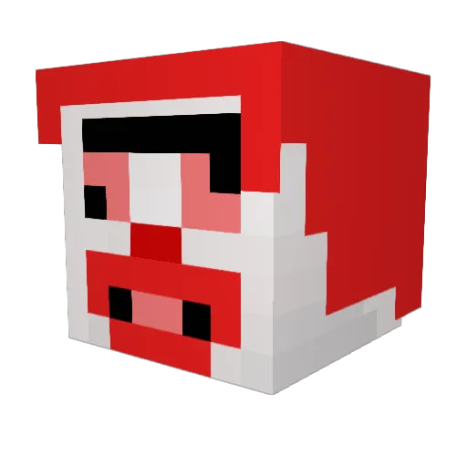 BingBoo Minecraft avatar head, 3D render