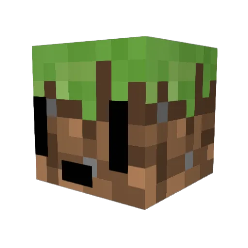 BingSardina Minecraft avatar head, 3D render