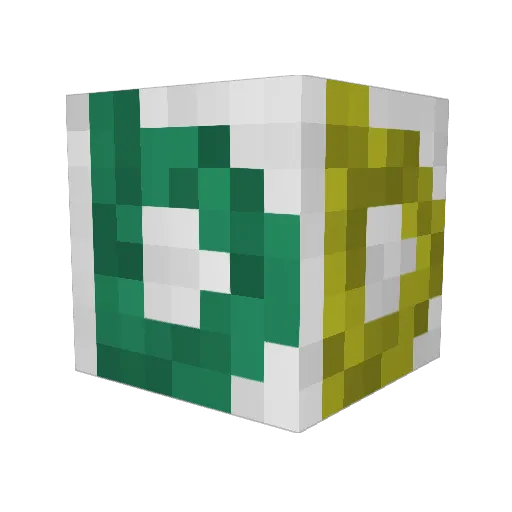 Bing_it Minecraft avatar head, 3D render