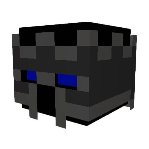 BinhoVP Minecraft avatar head, 3D render