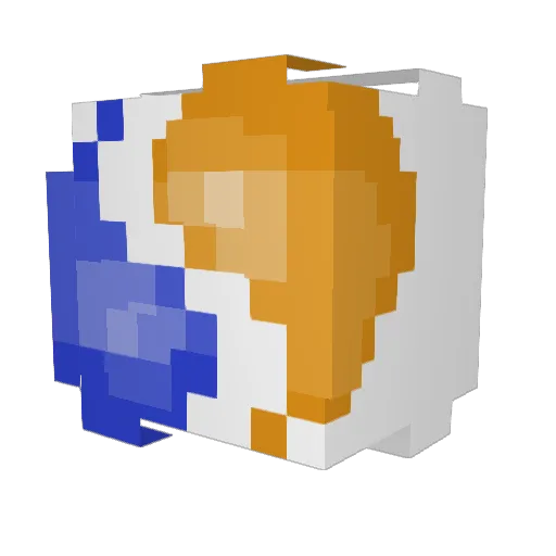 Binji42 Minecraft avatar head, 3D render