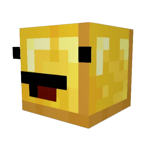 Binks67 Minecraft avatar head, 3D render