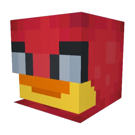 Binto117 Minecraft avatar head, 3D render