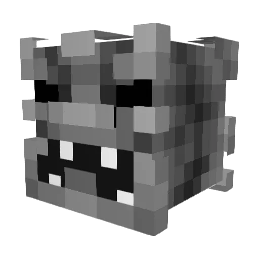 Binye2 Minecraft avatar head, 3D render