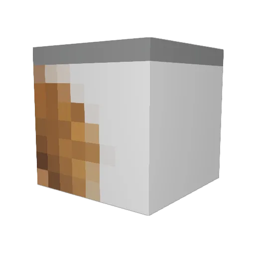 BioB3 Minecraft avatar head, 3D render