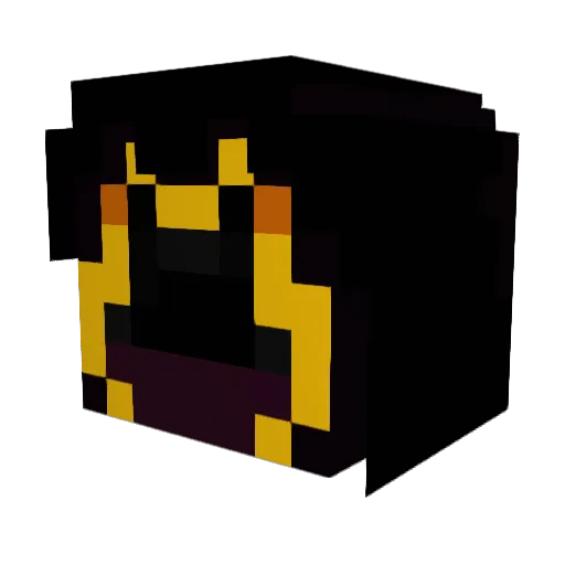 BioBandit_20 Minecraft avatar head, 3D render