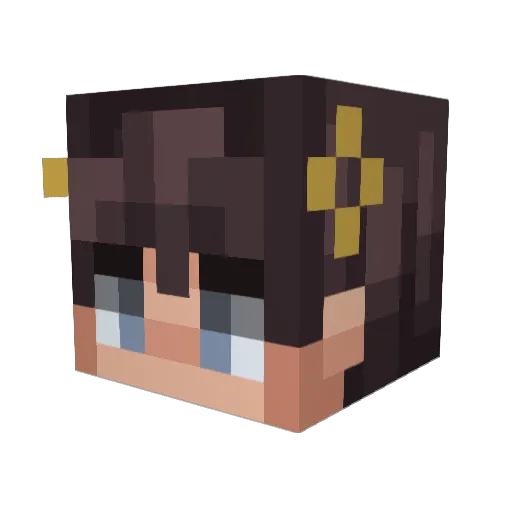 BioLandwirt Minecraft avatar head, 3D render