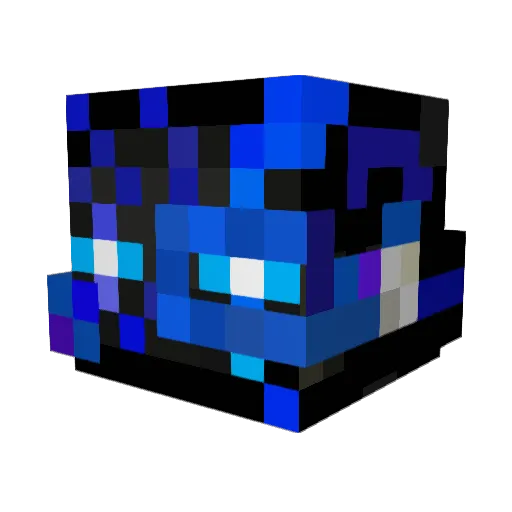 BioRochen187 Minecraft avatar head, 3D render