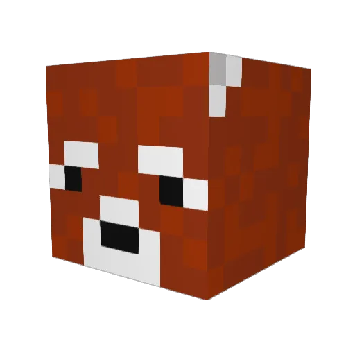 BioTrashBag Minecraft avatar head, 3D render