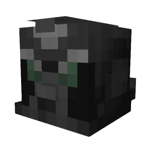 BioZero95 Minecraft avatar head, 3D render