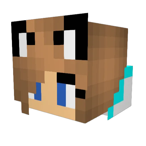 Bio_Legion Minecraft avatar head, 3D render