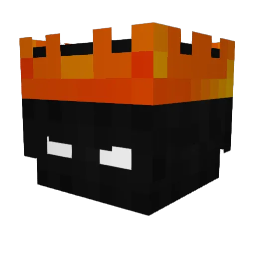 Bioadvanced Minecraft avatar head, 3D render